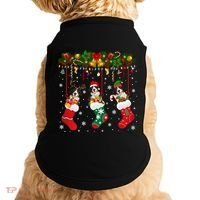 Bernese Mountain In Sock Xmas Reindeer Santa Elf Dog Gift Doggie Tank thumb 0