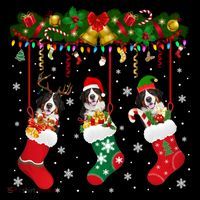 Bernese Mountain In Sock Xmas Reindeer Santa Elf Dog Gift Coffee Mug thumb 5