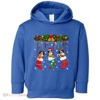 Bernese Mountain In Sock Xmas Reindeer Santa Elf Dog Gift Toddler Hoodie thumb 0