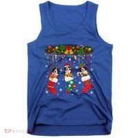 Bernese Mountain In Sock Xmas Reindeer Santa Elf Dog Gift Tank Top thumb 0