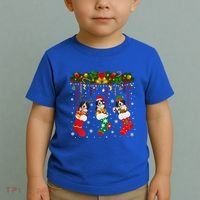 Bernese Mountain In Sock Xmas Reindeer Santa Elf Dog Gift Toddler T-Shirt thumb 2