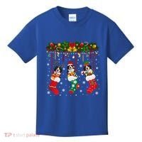 Bernese Mountain In Sock Xmas Reindeer Santa Elf Dog Gift Kids T-Shirt thumb 0