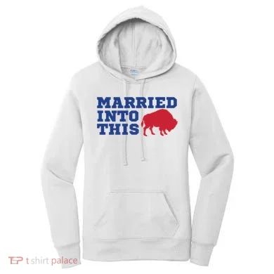 Buffalo Married Into This Express Delivery Women's Hoodie