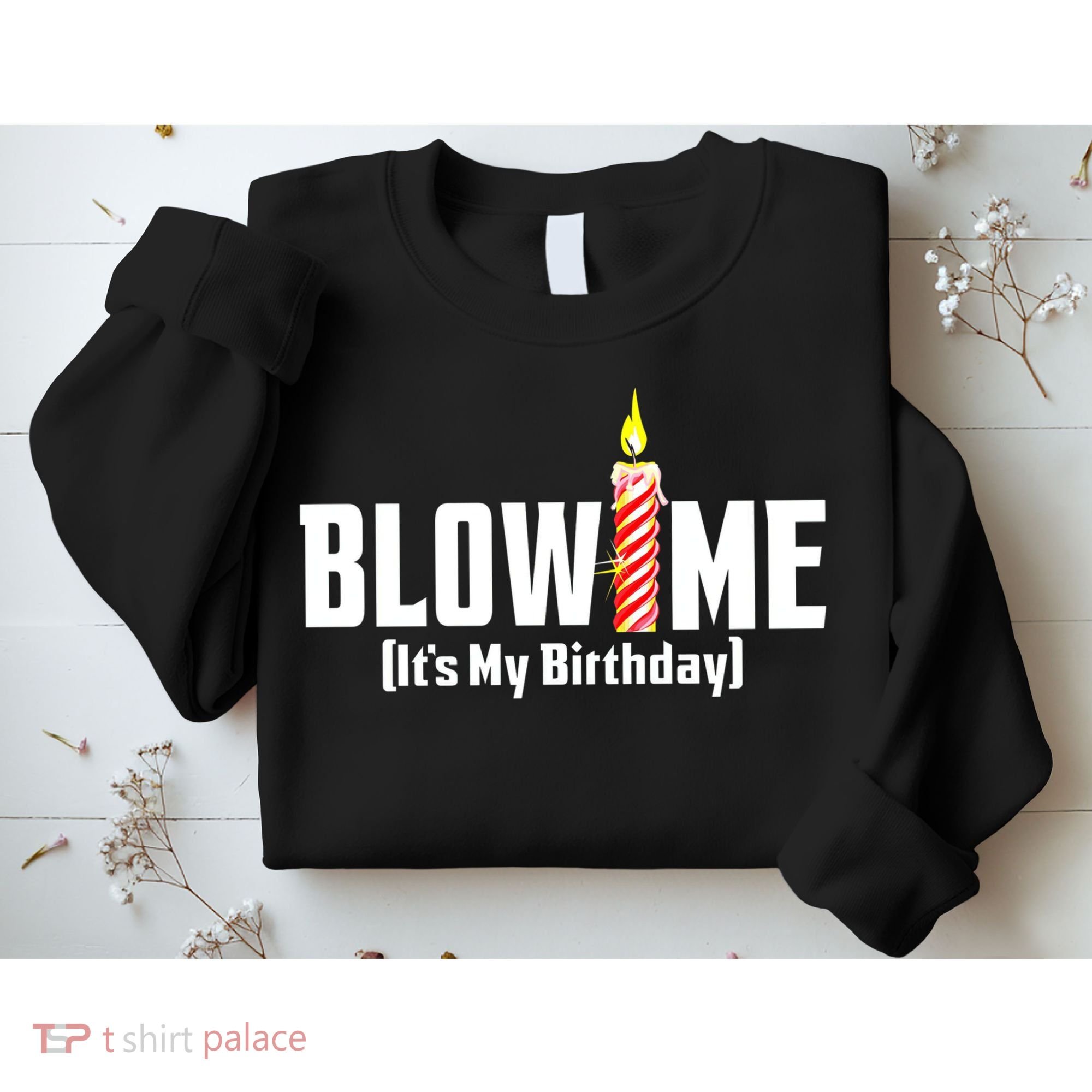 Blow Me Its My Birthday Sweatshirt