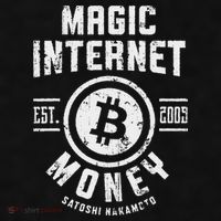 Bitcoin Magic Internet Money Btc Crypto Currency Blockchain Ladies PosiCharge Tri-Blend Wicking Tank thumb 2