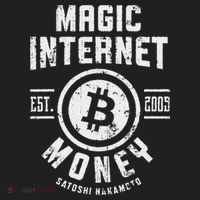 Bitcoin Magic Internet Money Btc Crypto Currency Blockchain Comfort Colors T-Shirt thumb 5