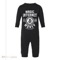 Bitcoin Magic Internet Money Btc Crypto Currency Blockchain Infant Fleece One Piece thumb 0