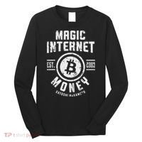 Bitcoin Magic Internet Money Btc Crypto Currency Blockchain Long Sleeve Shirt thumb 0