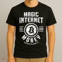 Bitcoin Magic Internet Money Btc Crypto Currency Blockchain T-Shirt thumb 3