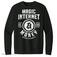 Bitcoin Magic Internet Money Btc Crypto Currency Blockchain V.I.T. Fleece Crew Sweatshirt thumb 0