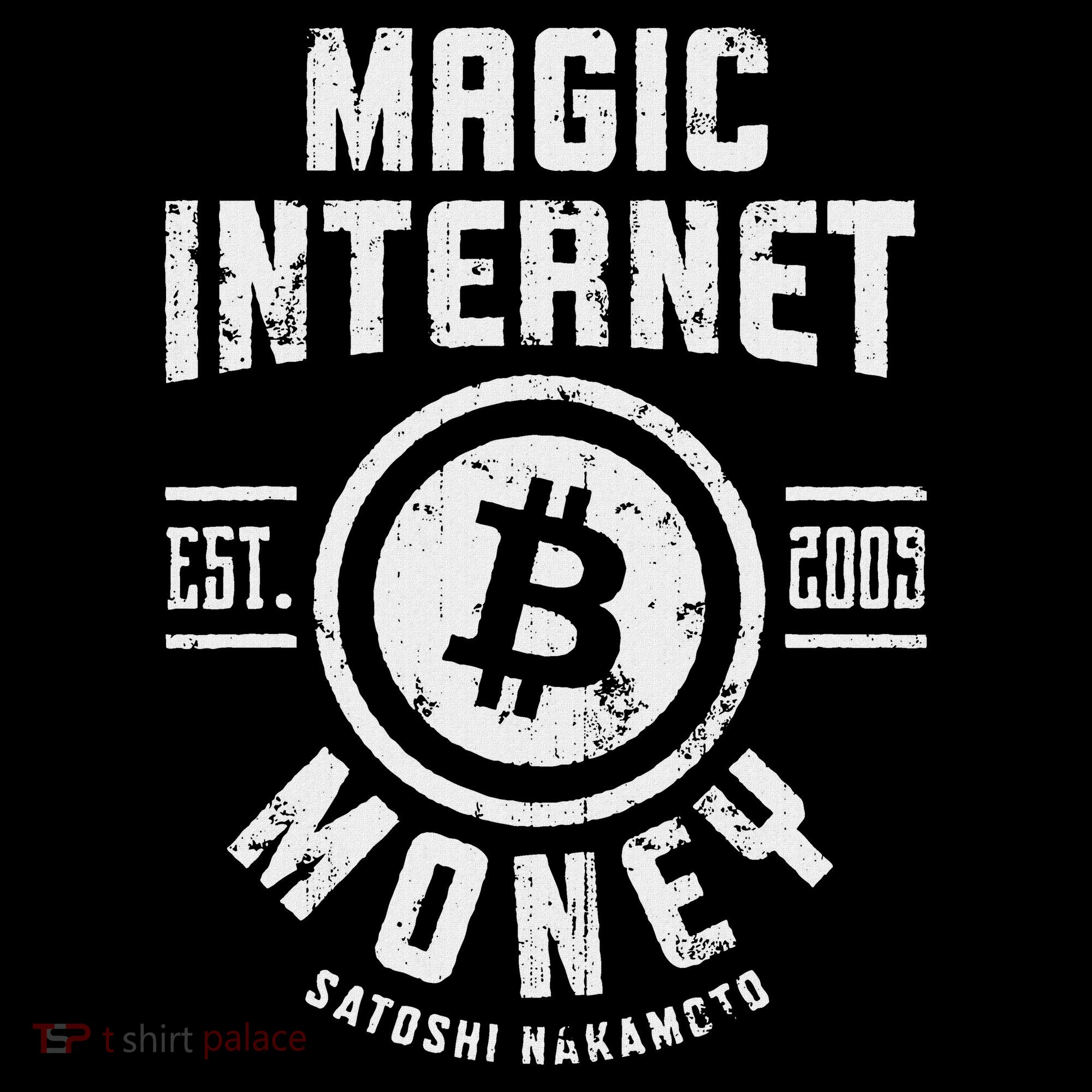 Bitcoin Magic Internet Money Btc Crypto Currency Blockchain Mousepad