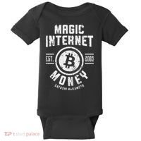 Bitcoin Magic Internet Money Btc Crypto Currency Blockchain Baby Bodysuit thumb 0