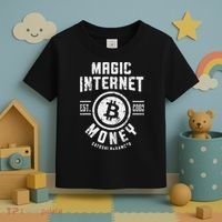Bitcoin Magic Internet Money Btc Crypto Currency Blockchain Toddler T-Shirt thumb 3