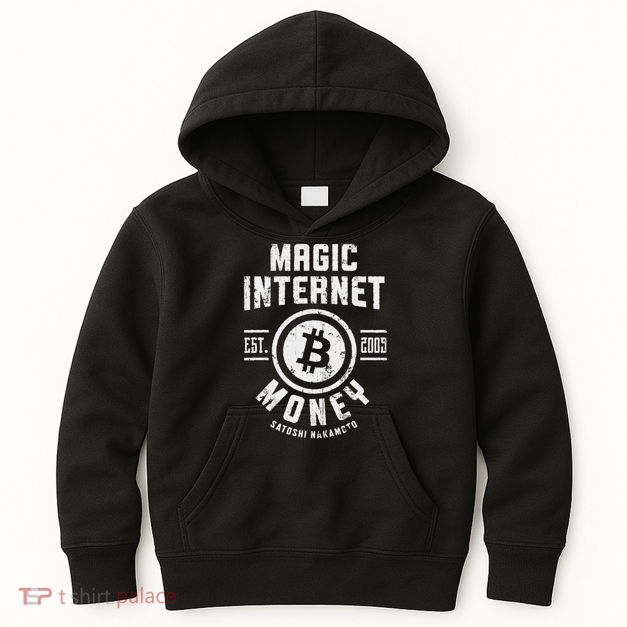 Bitcoin Magic Internet Money Btc Crypto Currency Blockchain Kids Hoodie