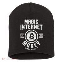 Bitcoin Magic Internet Money Btc Crypto Currency Blockchain Short Acrylic Beanie thumb 0
