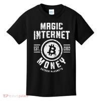 Bitcoin Magic Internet Money Btc Crypto Currency Blockchain Kids T-Shirt thumb 0