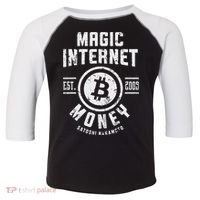 Bitcoin Magic Internet Money Btc Crypto Currency Blockchain Toddler Fine Jersey T-Shirt thumb 0