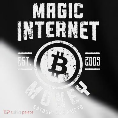 Bitcoin Magic Internet Money Btc Crypto Currency Blockchain Toddler Fine Jersey T-Shirt