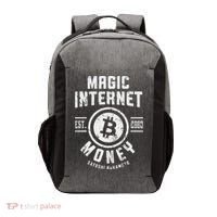 Bitcoin Magic Internet Money Btc Crypto Currency Blockchain Vector Backpack thumb 0
