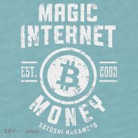 Bitcoin Magic Internet Money Btc Crypto Currency Blockchain Sueded Cloud Jersey T-Shirt thumb 2