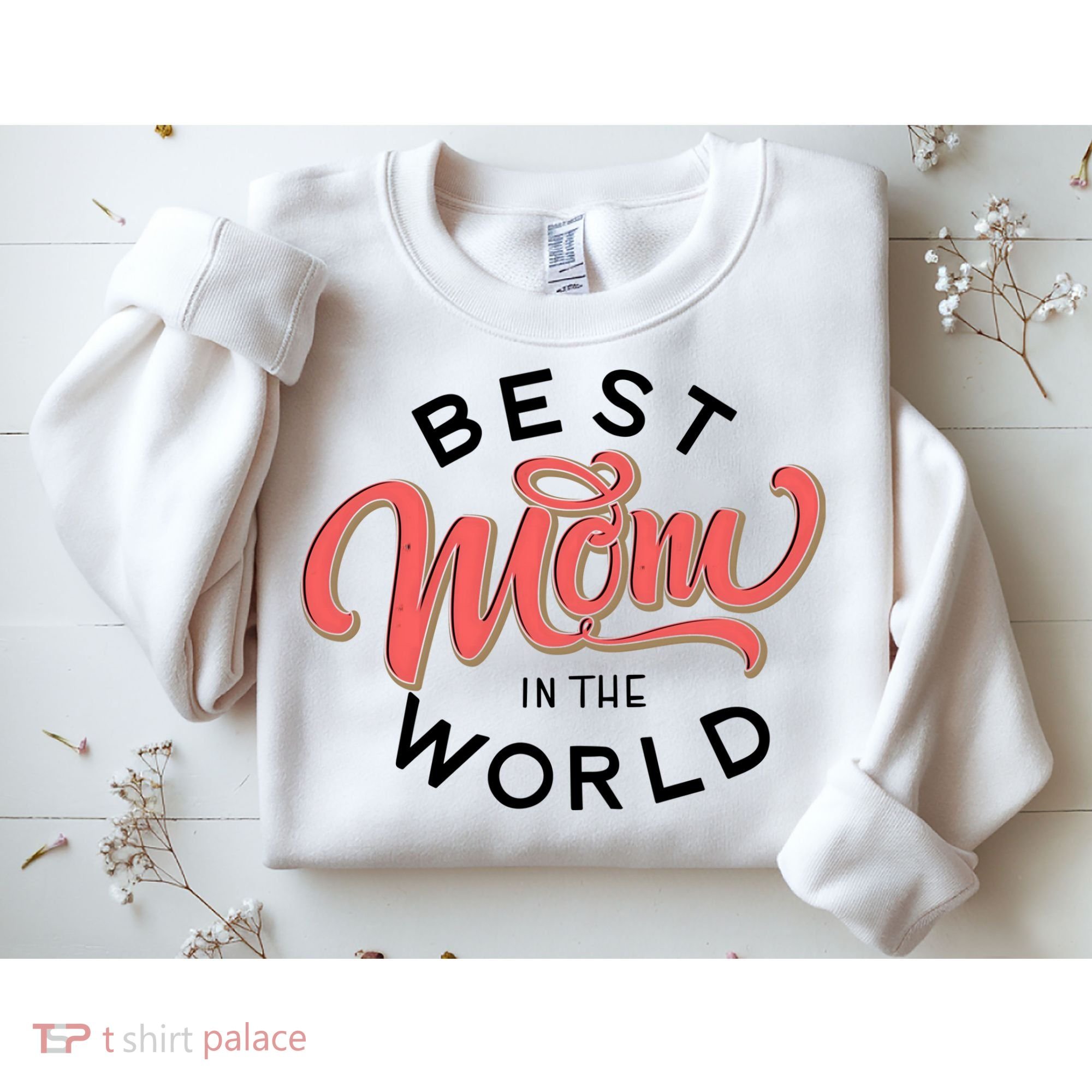 Best Mom In The World Cute Mother's Day Sweatshirt