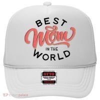 Best Mom In The World Cute Mother's Day Hat thumb 0
