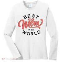Best Mom In The World Cute Mother's Day Women's Long Sleeve Shirt thumb 0