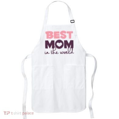 Best Mom In The World Gift Apron