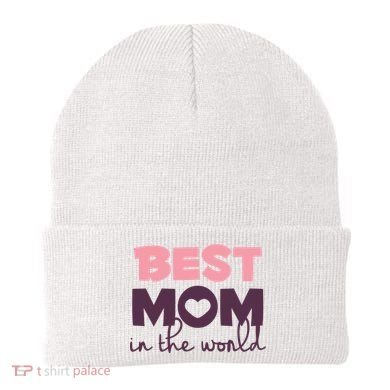 Best Mom In The World Gift Beanie