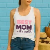 Best Mom In The World Gift Women's Tank Top thumb 2