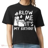 Blow Me It´s My Birthday Ingenious Funny Comfort Colors Boxy T-Shirt thumb 0