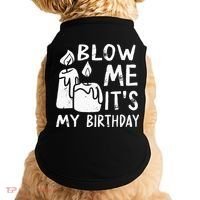Blow Me It´s My Birthday Ingenious Funny Doggie Tank thumb 0