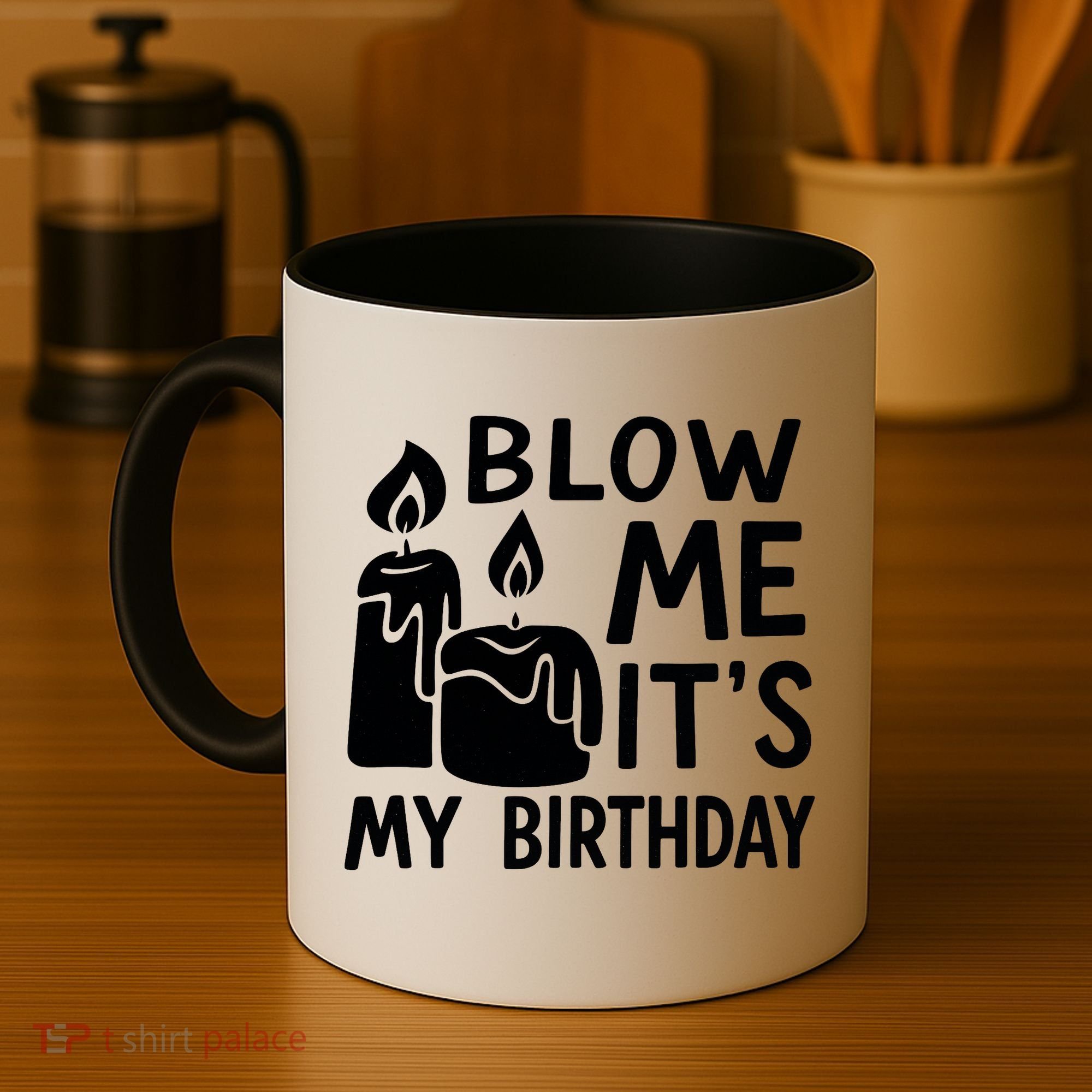 Blow Me It´s My Birthday Ingenious Funny Coffee Mug