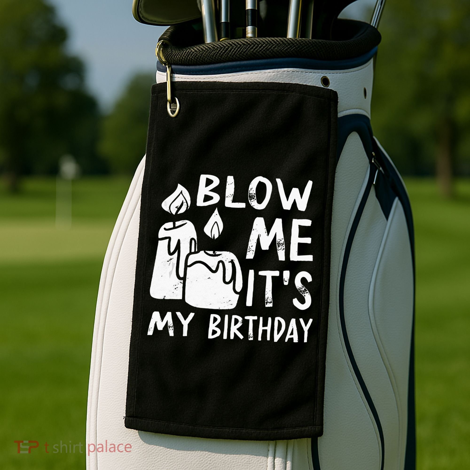 Blow Me It´s My Birthday Ingenious Funny Golf Towel