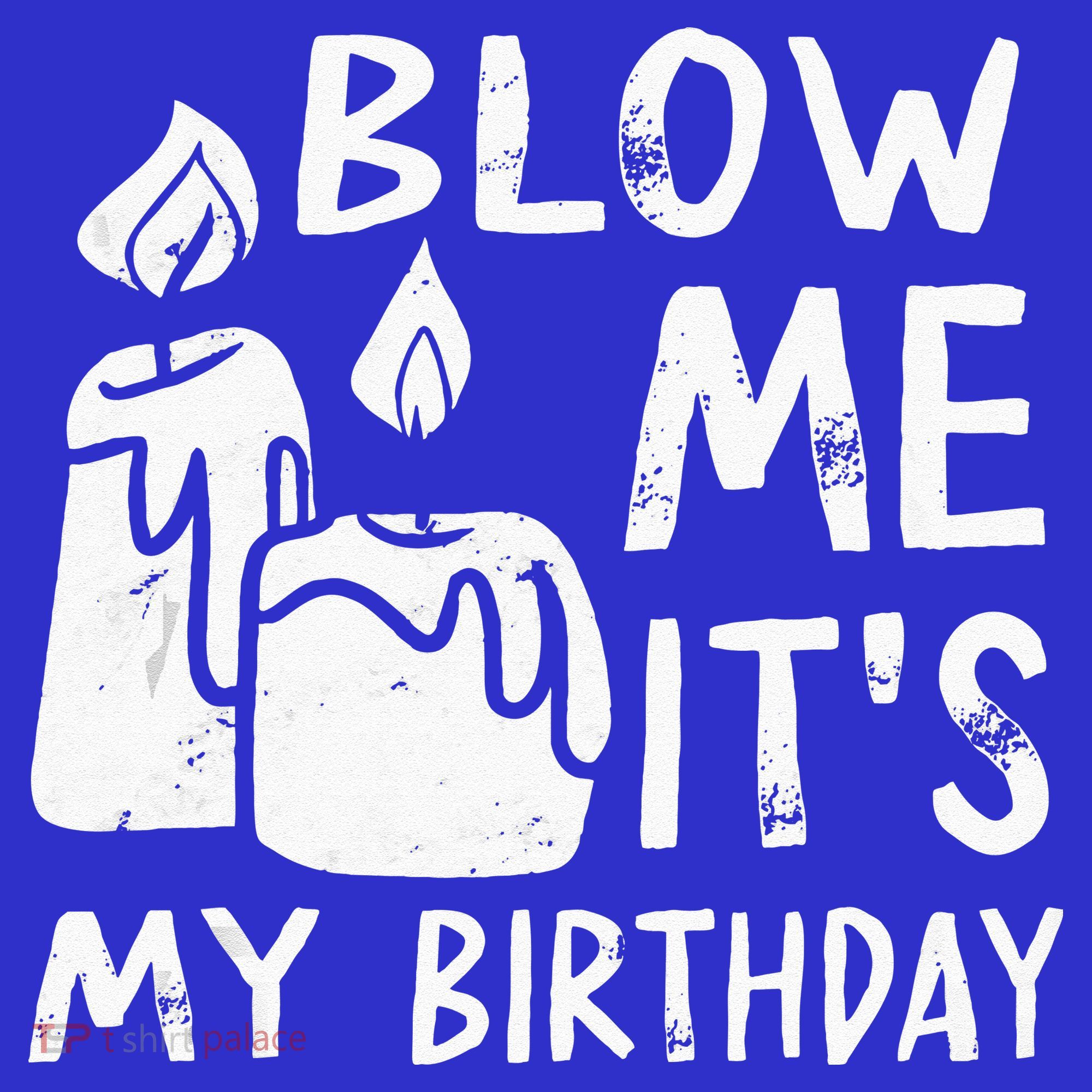 Blow Me It´s My Birthday Ingenious Funny Coaster