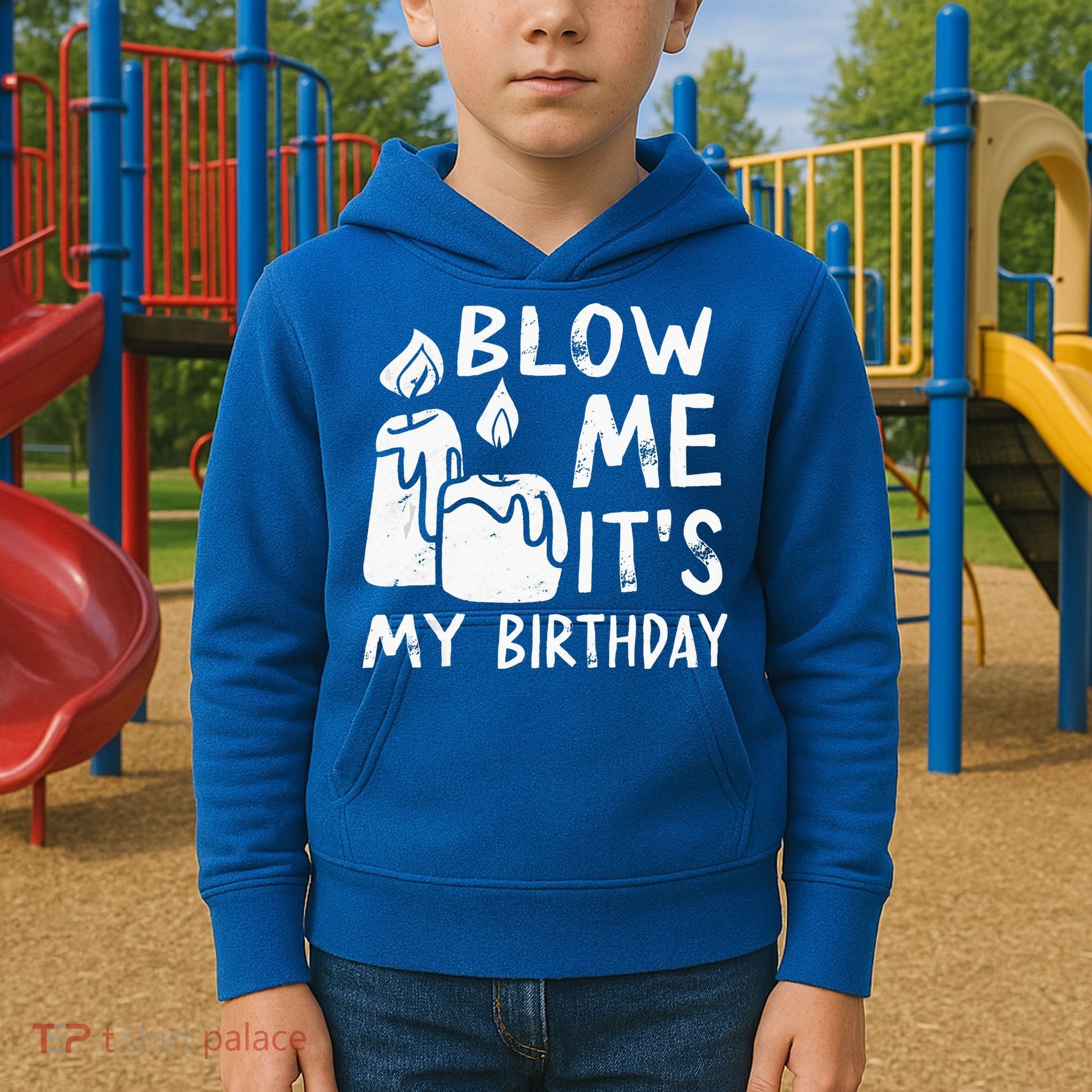 Blow Me It´s My Birthday Ingenious Funny Kids Hoodie