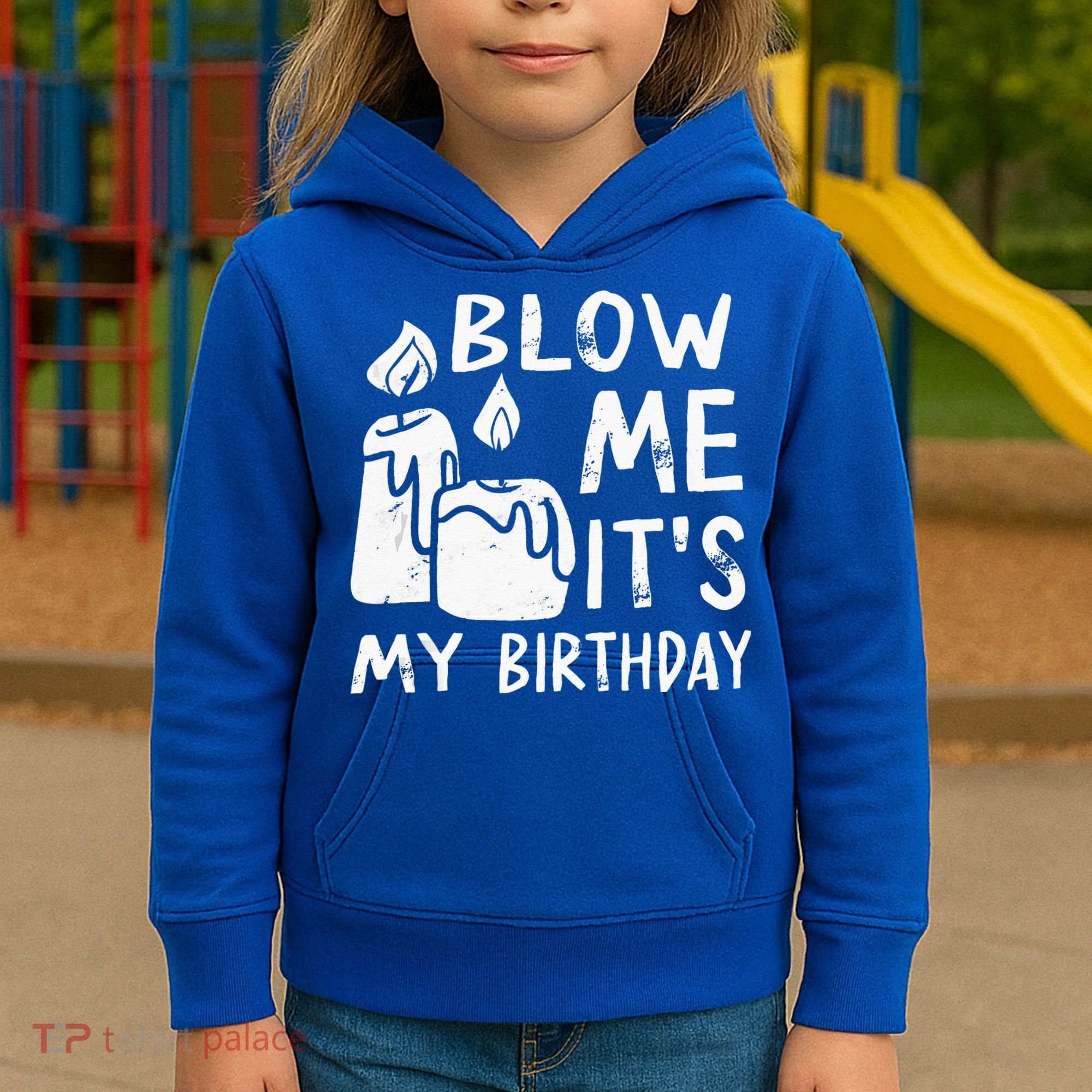 Blow Me It´s My Birthday Ingenious Funny Kids Hoodie