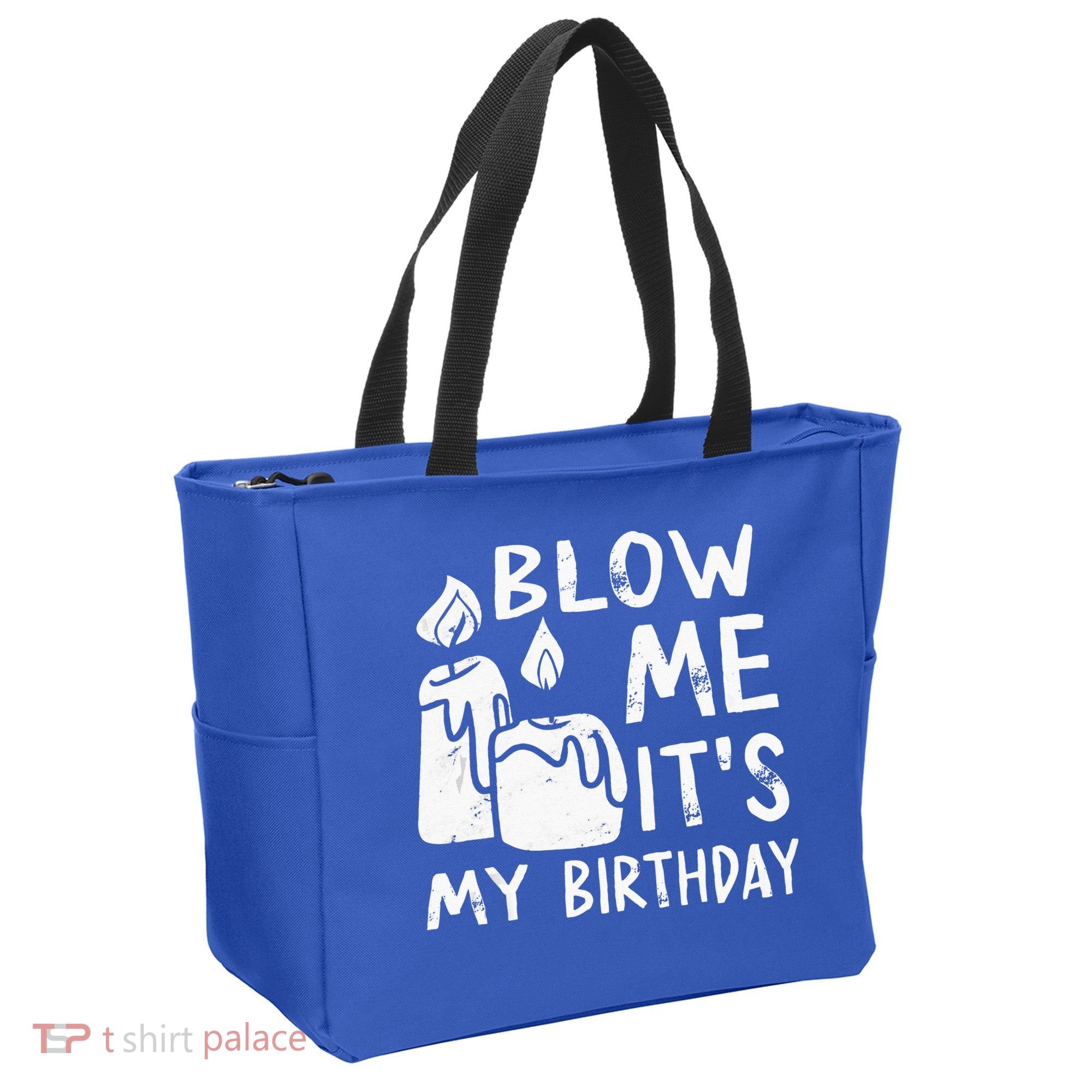 Blow Me It´s My Birthday Ingenious Funny Tote Bag
