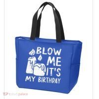 Blow Me It´s My Birthday Ingenious Funny Tote Bag thumb 3