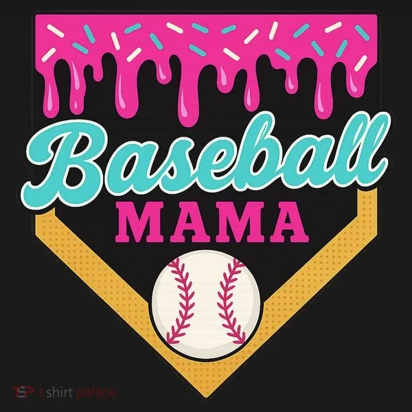 Baseball Mama Ice Cream Drip Bucket Hat