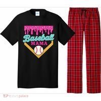 Baseball Mama Ice Cream Drip Pajama Set thumb 0