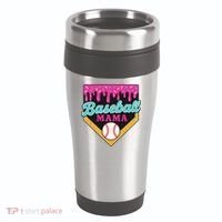 Baseball Mama Ice Cream Drip 16oz Travel Tumbler thumb 0