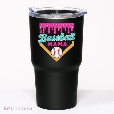 Baseball Mama Ice Cream Drip Tumbler