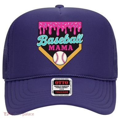 Baseball Mama Ice Cream Drip Hat