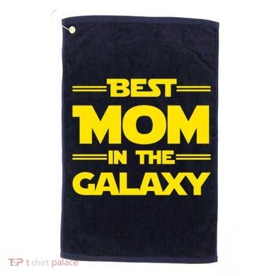 Best Mom In The Galaxy Golf Towel