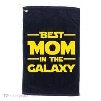Best Mom In The Galaxy Golf Towel thumb 0