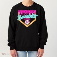 Baseball Mama Ice Cream Drip Funny Baseball Mother's Day  Women's Sweatshirt thumb 0