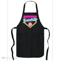 Baseball Mama Ice Cream Drip Funny Baseball Mother's Day  Apron thumb 0