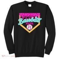 Baseball Mama Ice Cream Drip Funny Baseball Mother's Day  Sweatshirt thumb 0