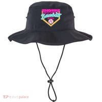 Baseball Mama Ice Cream Drip Funny Baseball Mother's Day  Bucket Hat thumb 0